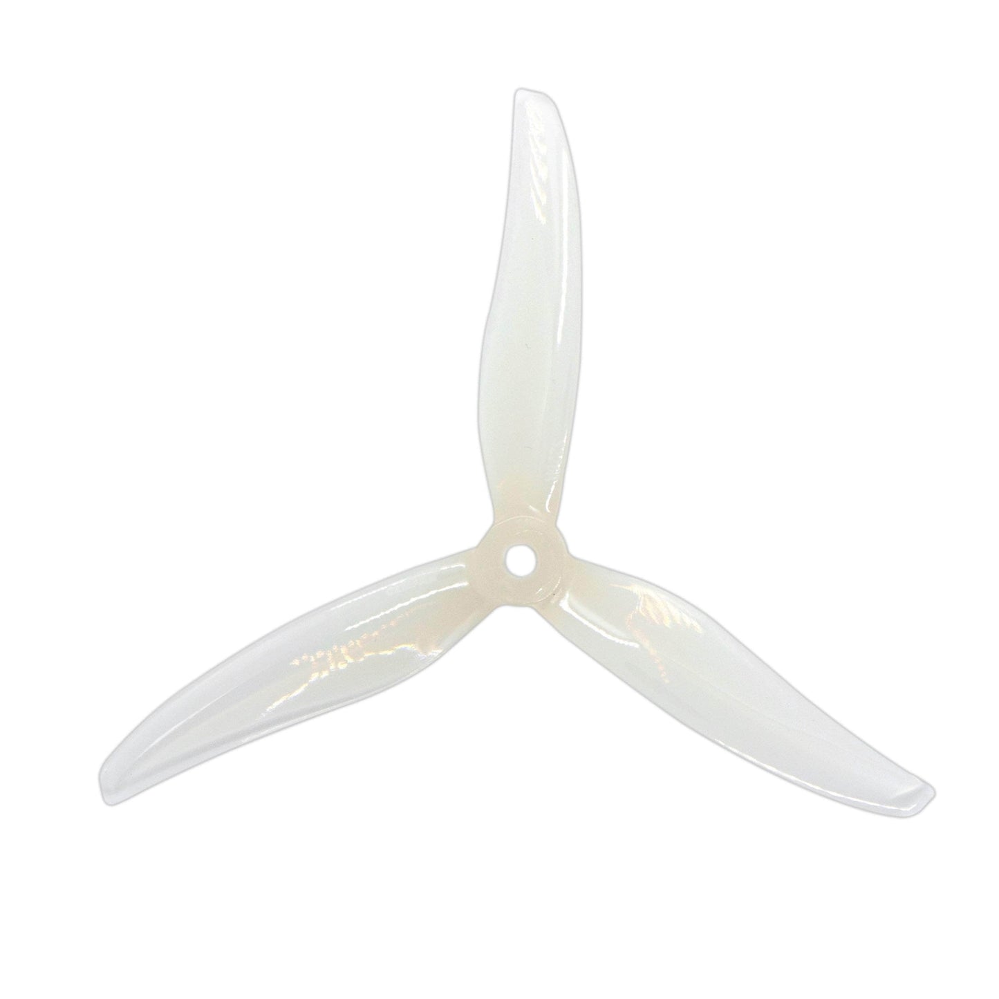 GEMFAN Prop Milk White Gemfan Freestyle 5226 Durable Tri-Blade 5.2" Prop 4 Pack - Choose Your Color